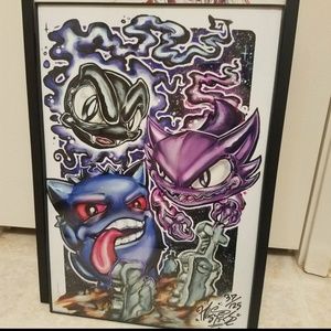 Ghost Pokemon print